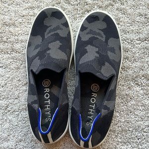 Rothy’s Original Slide Sneaker - Grey Camo size 7